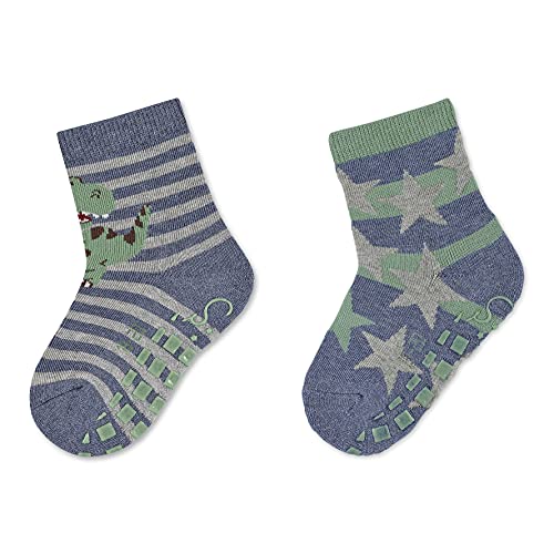 ABS-Söckchen DP T-Rex+Sterne Baby Boys' Slippers Socks