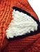 Ewanda store Fashion Baby Kids Super Cute Winter Warm Soft Knitted Coif Hood Scarf Beanie Fox Animal Hat Orange