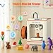 Entina Mini 3D Printer Tina2C for Kids and Beginners, Fully Assembled Start in 8 Mins, APP & WiFi Control, 1500+ Huge Library, 20+ Create DIY Module, Auto Leveling and High Precision for Home & STEM