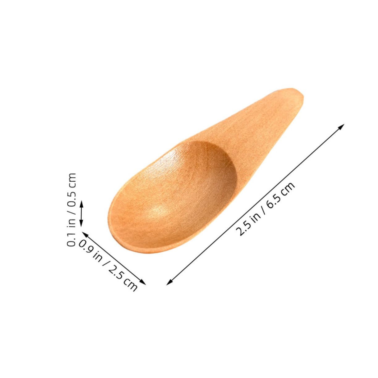 GLEAVI 4pcs Small Scoops Multi-function Tea Spoons for Sugar Spice and Seasonings Compact Design for Kitchen and Tea Ceremony Use Smooth