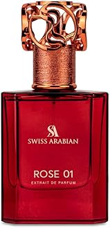 Swiss Arabian Rose 01 - Luxury Products From Dubai - Long Lasting, Addictive Personal EDP Spray Fragrance - Seductive Signature Aroma - 1.7 Oz (Rose 01)