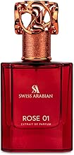 Swiss Arabian Rose 01 Eau de Parfum Unisex 50 ml - Enchanting Flower Combination of Bergamot, Lychee and Majestic Roses - Exquisite Fragrance for Any Season