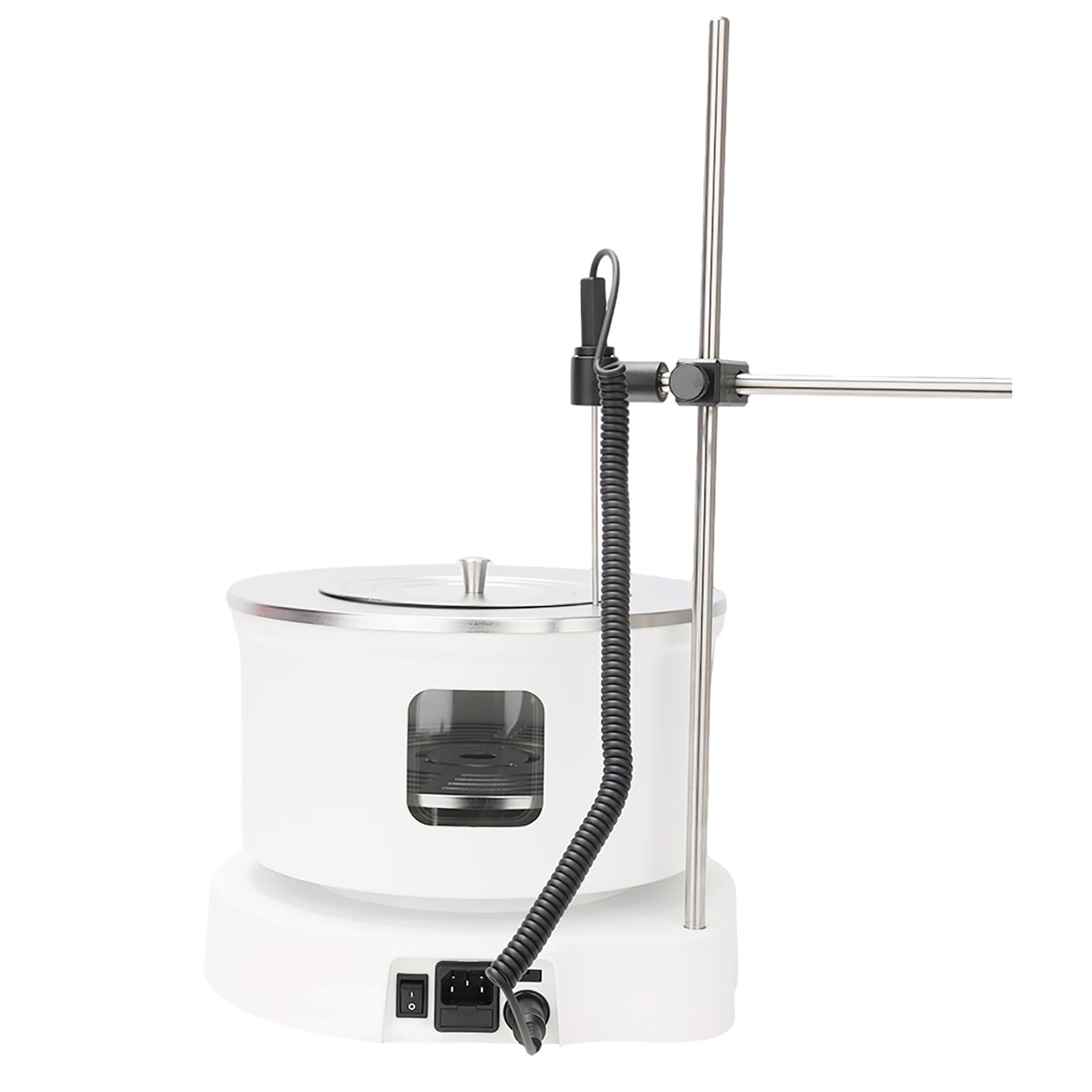 stonylab Smart Stir Baño María, Agitador Magnético con LCD, Temperatura hasta 220°C, 100-1500 RPM, para Uso en Laboratorio, 5 L