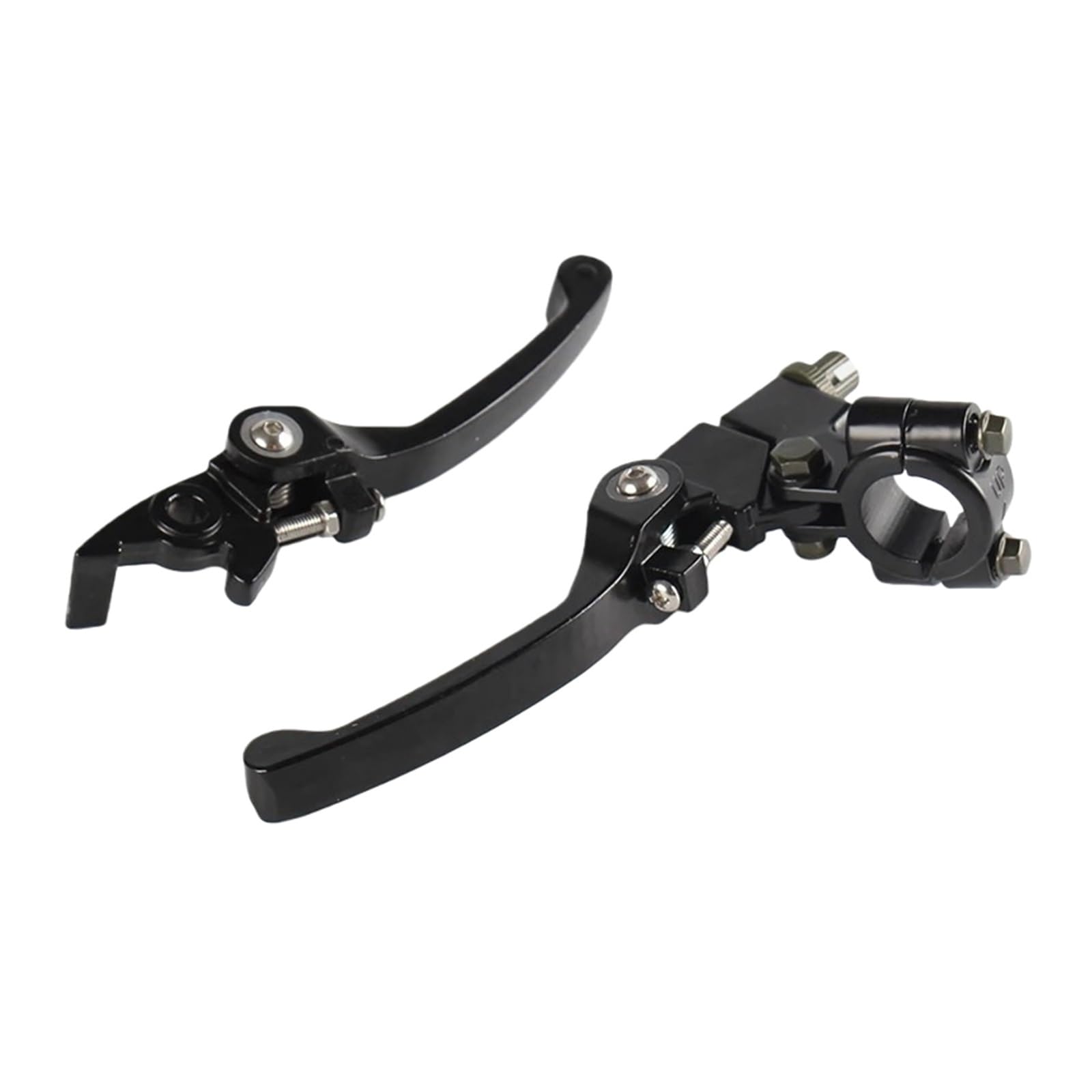 Clutch Brake Lever Handle CRF KLX Pit Pro Xmotos Black Silver BSE KAYO Pit Dirtbikes Parts Aluminum Alloy Folding Clutch Lever Brake Set