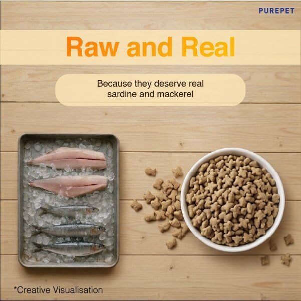 Image of Purepet Adult Dry Cat Food Sea Food Flavour, 1 kg Pack