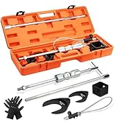 limontek Inner CV Axle Puller Tool with Slide Hammer, 63mm and 48mm CV Joint Fork Adapters, Front...