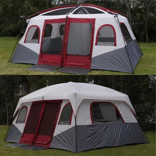 Carpa familiar impermeable para 8-12 personas miniatura 6
