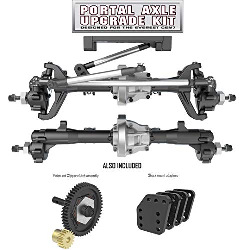 Redcat Racing Portal Axle Kit Designed for The GEN7 Scale Crawler, 4, Black, Model:B07MFRS6RN