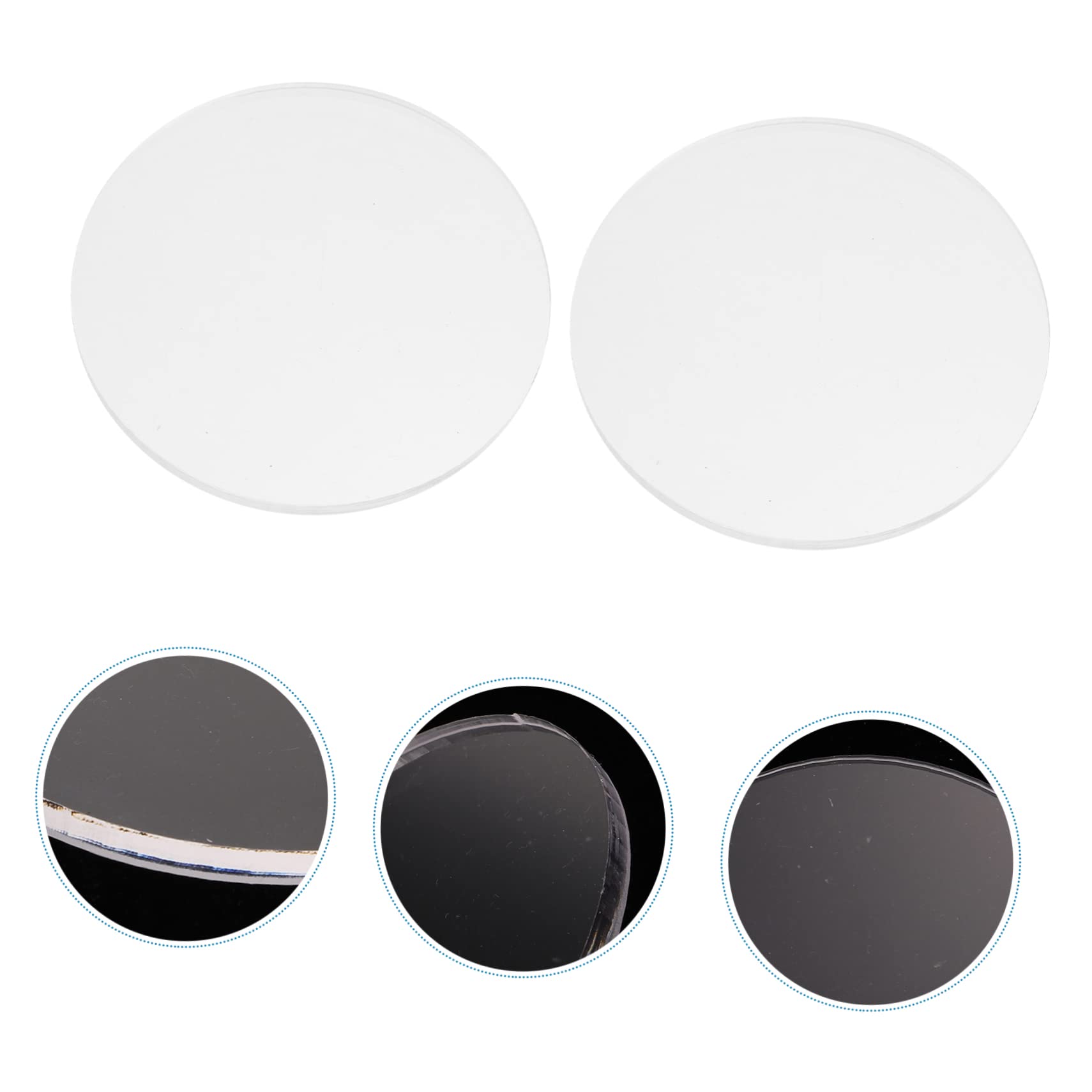 Alipis Panel Board Round Acrylic Sheet Acrylic Display Boards Photography Prop Cast