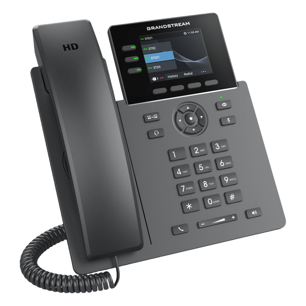 Grandstream - VoIP-telefon - 5-vejs op