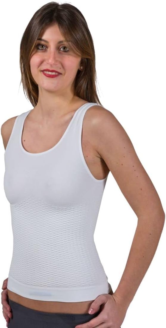 CzSalus Anti Cellulite Slimming Vest, Modelling Shirt + Silver
