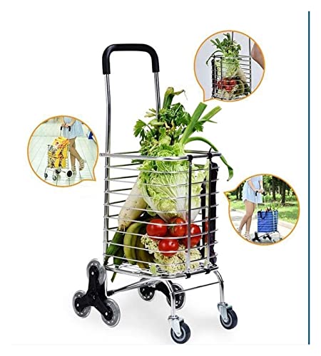 Carretilla plegable de aluminio portátil con ruedas miniatura 3