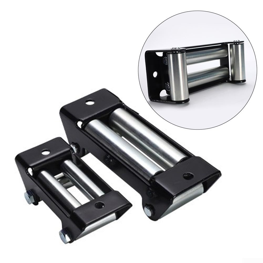 Sistema de guía de cable de montaje de rodillo de acero con 4 rodillos para cabrestante ATV UTV de 5500 libras de capacidad (5500 libras-165)