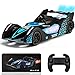 BMSARE Ferngesteuertes Auto, 2,4GHz RC Auto mit LED Licht und Spray, 360° Rotation Drift F1 Spielzeug Auto, 4WD High Speed Wiederaufladbarer 1200mAh Akku RC Auto für Kinder Geschenk (Schwarz)
