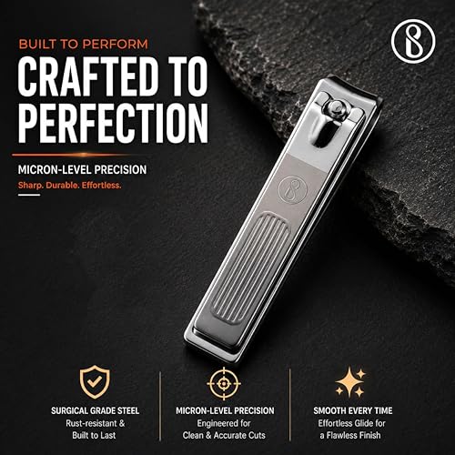 Beauté Secrets Store Beauté Secrets 17-in-1 Nail Cutter Set, Grey - Image 6