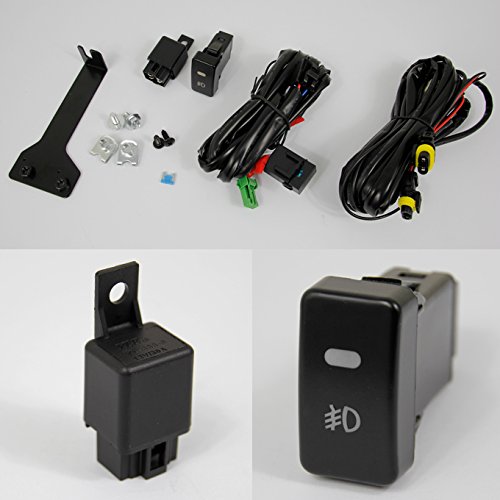 AKKON - For Honda Odyssey SUV Bumper Driving Smoke Fog Lights JDM Driver/Passenger Lamps Wiring/Switch/Bracket