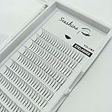 Short Stem 3D Premade Volume Fans Eyelash Extensions Wholesale 0.10 Thickness D-Curl Eyelashes for Makeup and Beauty Large Quantities In Stock Support Customization (12mm)