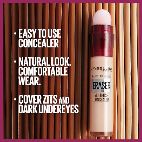 Maybelline 95 Cool Ivory Instant Anti-Aging Korrekturradierer für Augenringe, Falten und Flecken, ultra mischbare Formel – Ansicht 5