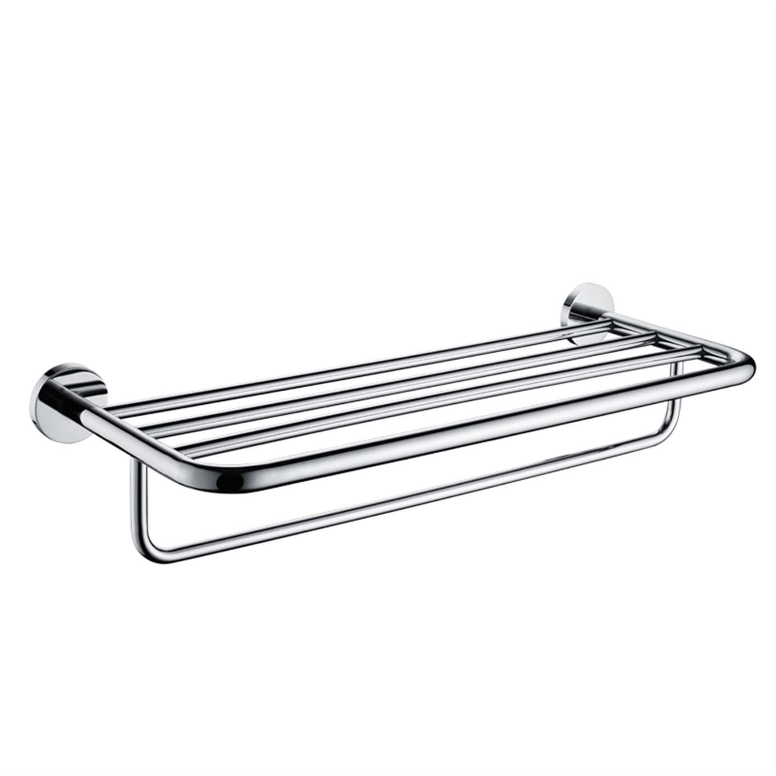 Toallero de acero inoxidable de pared para baño y ducha portatoallas compacto