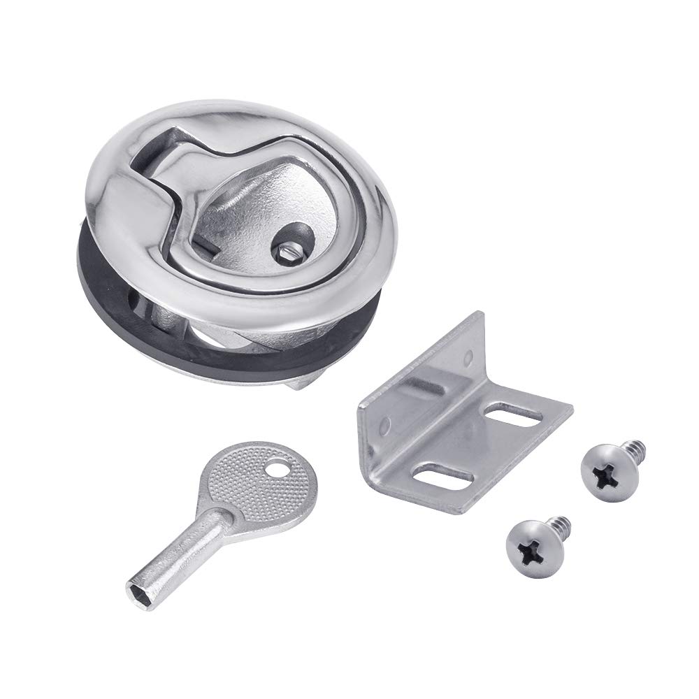 White Water 7112SLK Stainless Locking Slam Latch, 2