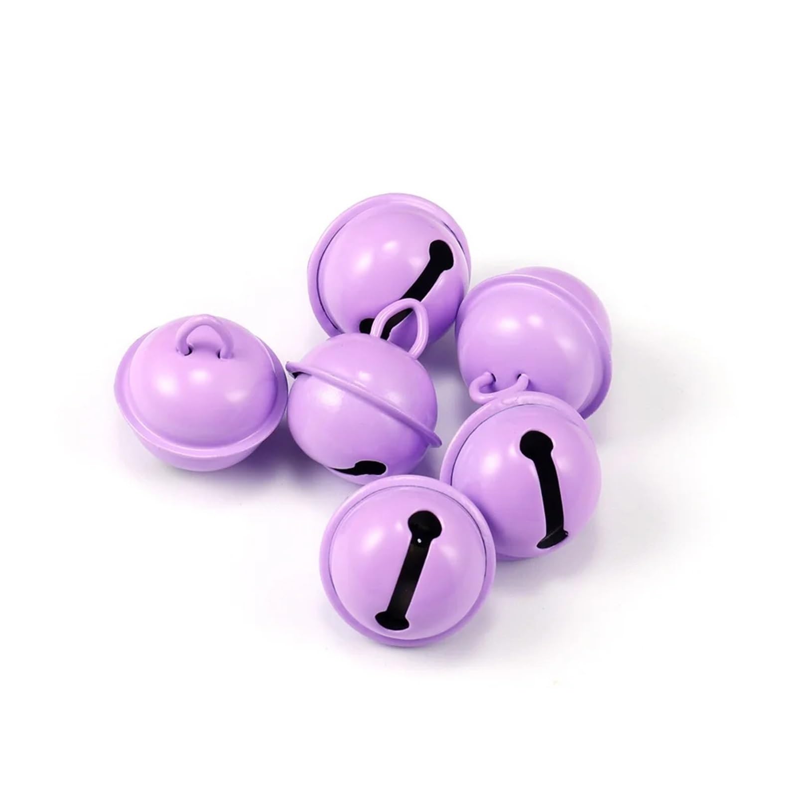 Christmas Bells 10Pcs Jingle Bells Aluminum Loose Beads Christmas Bell Pet Charm Festival Party Decoration Craft Accessories for Festival And Party Holiday Decorations