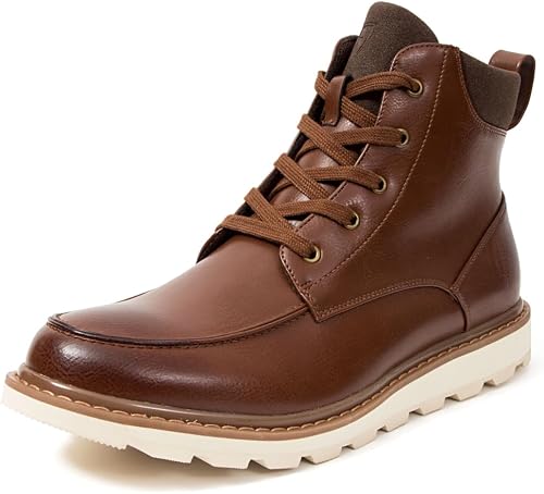 Deer Stags Men's Julian Mid Calf Boot, Brown, 14