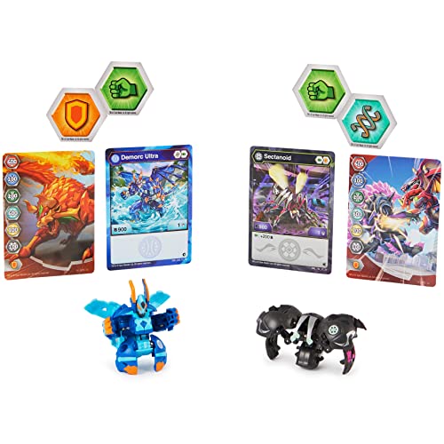 Bakugan Baku Tin Sectanoid Boîte De Rangement De Collection Avec Mystère Cartes À Collectionner Jouets Pour Garçons À Partir De - vue 4
