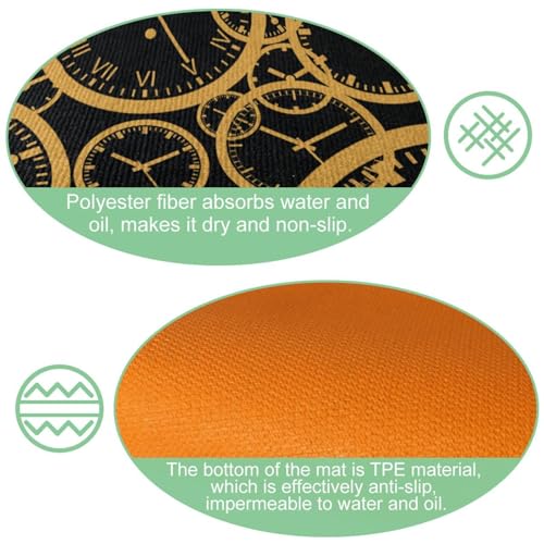 Alfombrillas de cocina para pasillo y cuarto de lavado diseño moderno 5