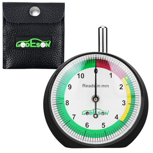 Godeson Jauge De Profondeur Pneu à Cadran - Mesure Usure Bande De Roulement MM Pour Voiture Moto Camion