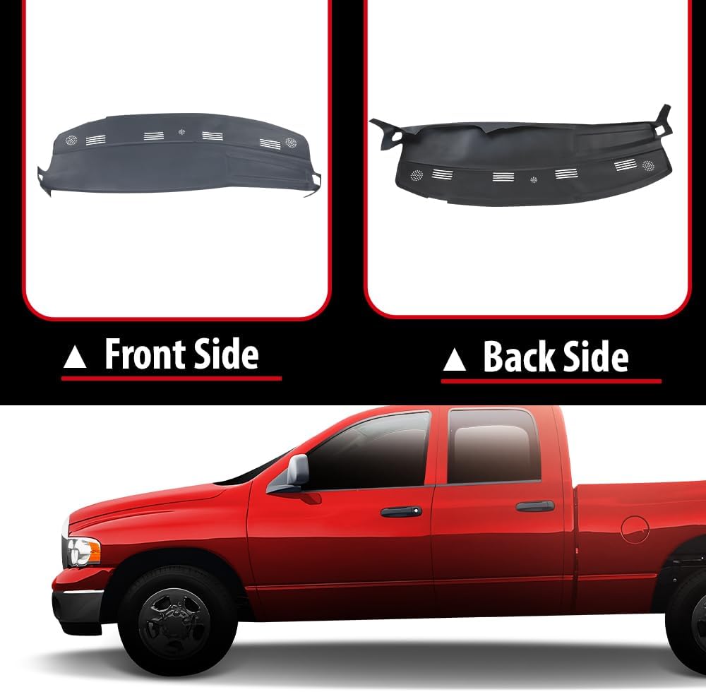 ANDPLAY Dashboard Cover Compatible with Dodge Ram 1500 2002 2003 2004 2005, Fit Dodge Ram 2500 3500 2003 2004 2005 Blue