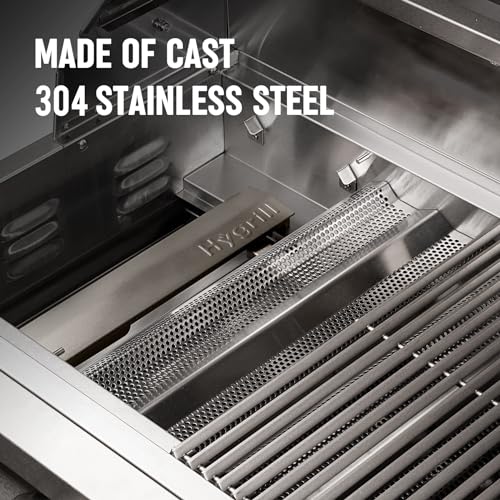 Hygrill-Premium-32-Inch-Built-In-Grill-Stainless-Steel-4-Burner-Grill-Head-for-Outdoor-Kitchen-with-Rear-Infrared-Burner-and-LED-Lights-Liquid-Propane Hygrill Premium 32 Inch Built In Grill Stainless Steel 4 Burner Grill Head for Outdoor Kitchen with Rear Infrared Burner and LED Lights Liquid Propane