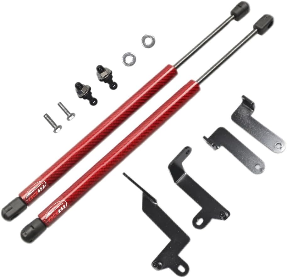 TSUBASA Hood Struts Kit for Hyundai Tucson NX4 2022 2023 2024 2025 Bonnet Modify Lift Support Damper Gas Spring Prop Rods (Normal Black)
