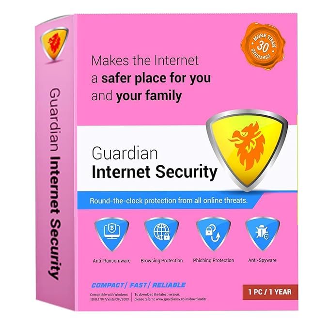 Pranav Enterprises | Guardian Internet Security 1 User 1 Year 2022 ( Email Delivery in 2 hours - No CD )-image-20
