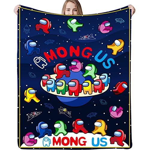 Fleece Throw Blanket,330Gsm 40"X50" Soft Warm And Cozy Flannel Throw Blanket For Girls And Boys Gifts (Among, 40"*50") #TOP21