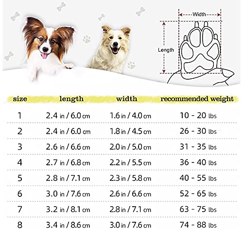 Image of PETANGEL HCpet Dog Boots for Hardwood Floor | Breathable Shoes | Booties With Reflective Anti-Slip Sole | Outdoor Paw Protectors With Rubber Soles for Hiking and Running (Size: 5)