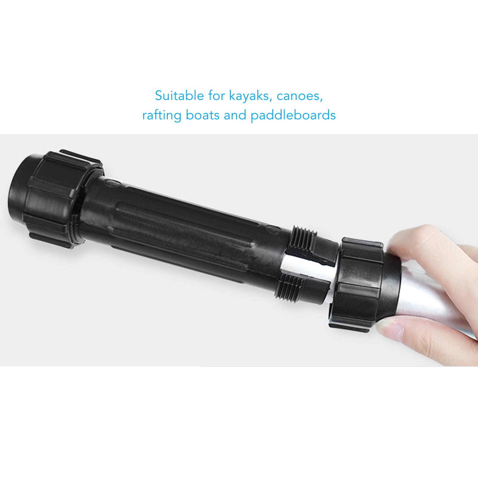 Duokon Supporto per pagaia-porta pagaia adesivi 1 Paio di Supporti durevoli in plastica per Remi Remi Clip per kajak Canoe Barche a Remi in plastica Nere