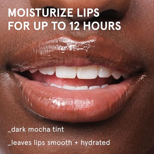 Image of Glossier Balm Dotcom Hydrating Tinted Lip Balm - Universal Salve, Up to 12Hr Moisture for Dry Lips, Cuticles & Skin - Lanolin, Beeswax & Castor Oil - Espresso, Mocha Tint, 15ml