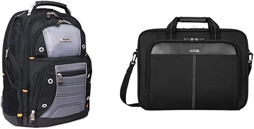 Targus Mochila Drifter + bolsa de viaje y viaje, negrogris, 17 pulgadas disponible en Yaxa Guatemala