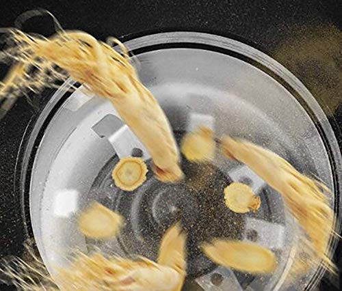 ZOUSHUAIDEDIAN Elektrische Kaffeemühle, Kaffeebohnenschleifmaschine mit Edelstahlklinge, geräuschloser Betrieb, for… – Bild 5