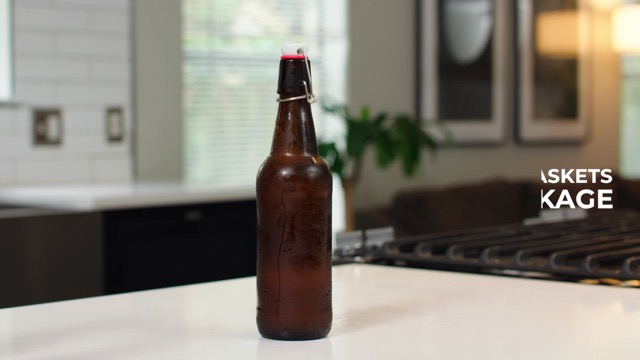 Amazon.com: Otis Classic Swing Top Glass Bottles, Amber, Ceramic