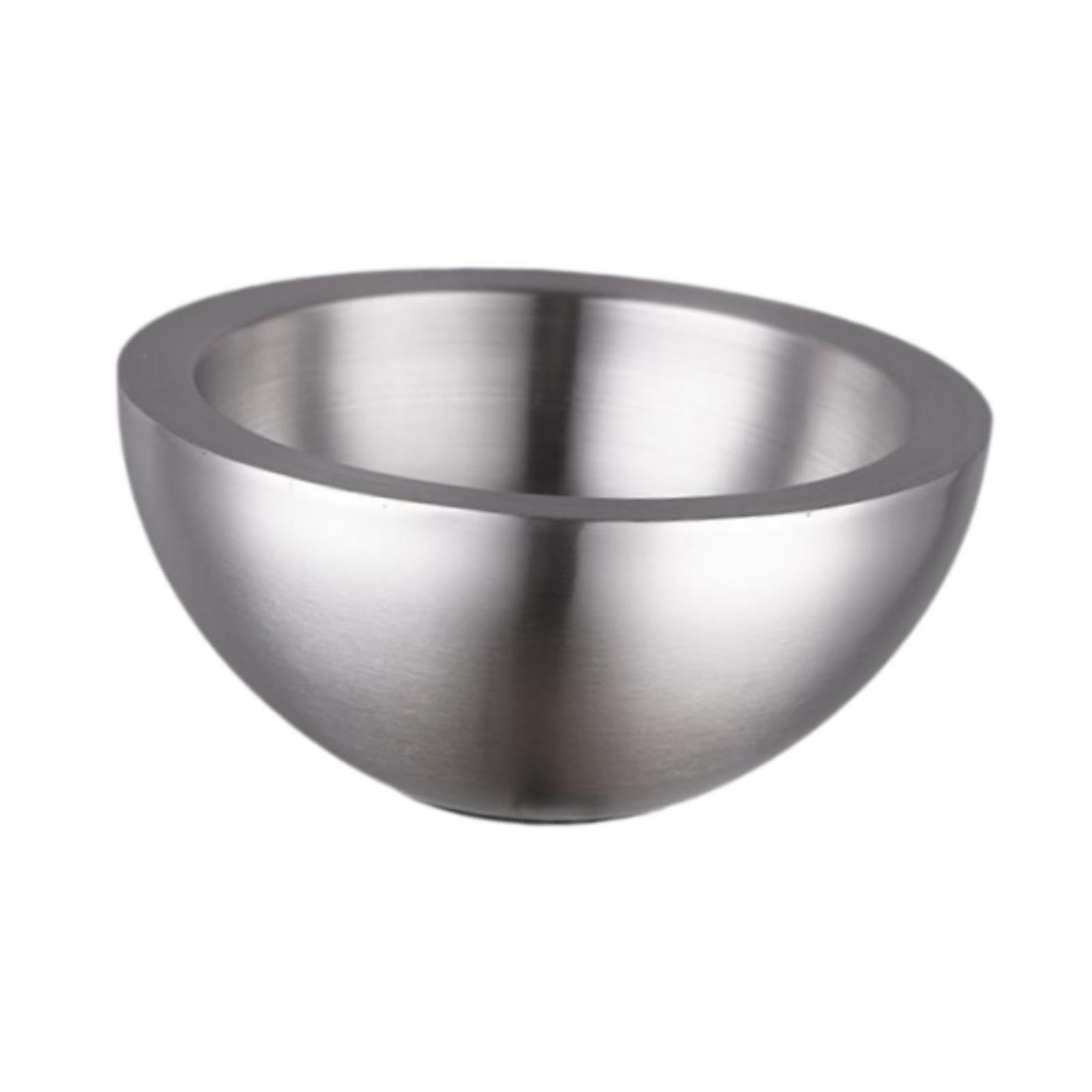 Bol Práctico de Acero Inoxidable para Servir Sopa Y Fruta, tal como se describe, 24cmx11cm
