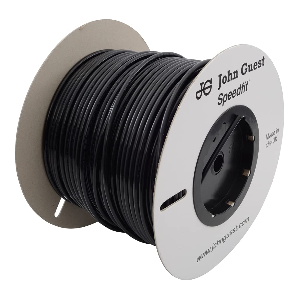 John Guest PE-10-CI-0500F-E - Tubos, color negro