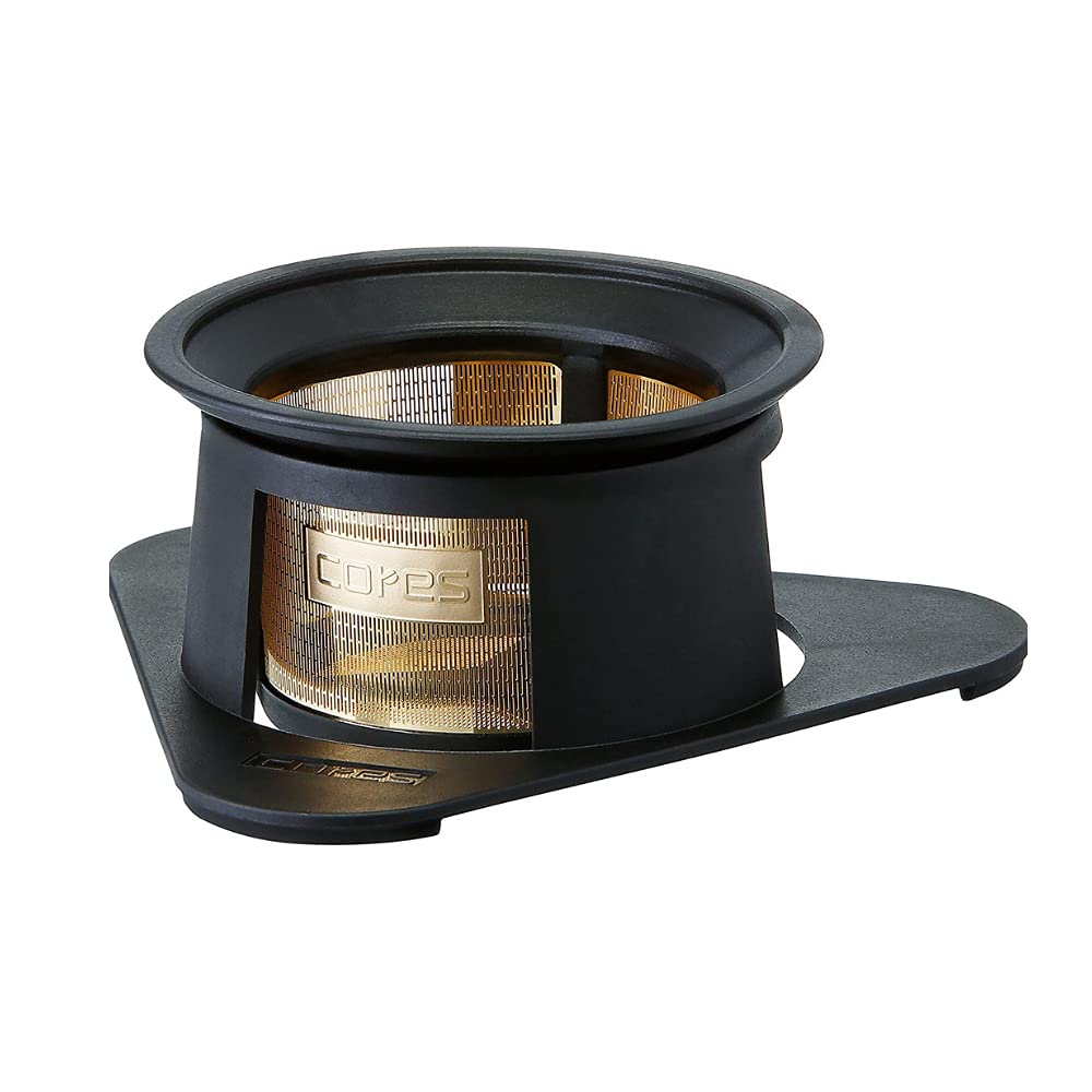 Cores C211BK Gold Filter Single Cup Coffee Dripper No Paper Filter Japan