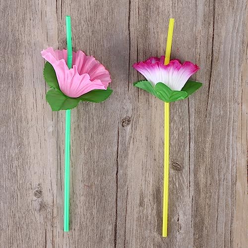 Pitillos desechables con diseño floral 20 piezas miniatura 5