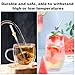 6pcs Reusable Glass Straws with Butterfly Charms, Shatter Resistant Drinking Straws with Cleaning Brush Cute Colorful Drinkware for Smoothies Juice Cocktails Teas Party Drinks (Clear)