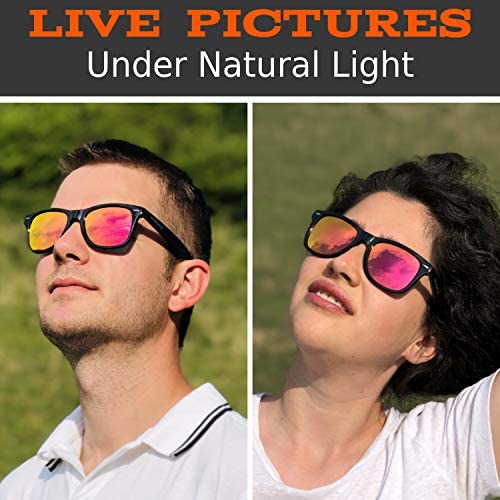 Polarized Sunglasses for Men and Women | Imperial Red UV400 Protection Factor Lenses with Maintenance Set2