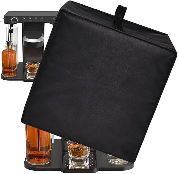 Cocktail Machine Dust Cover 15.7x15.4x15.7 Inch - Waterproof Oxford Cloth Protective Case for Bartesian & Barsys with Handle(420D)
