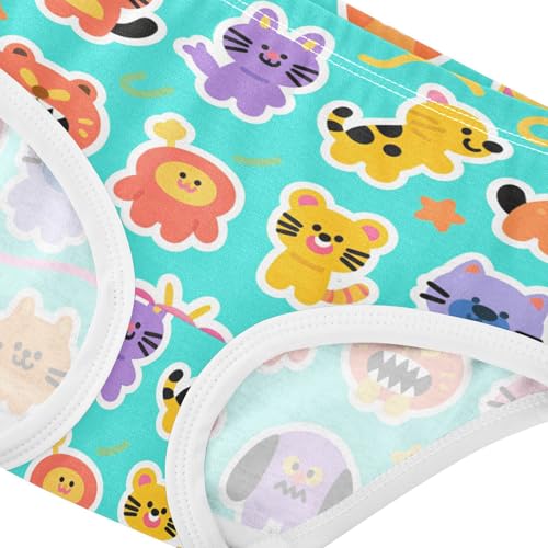 GuoChe Cotton Briefs All Seasons Panties Toddler Cotton Underwear for Young Girls in Sizes 2T,3T, 4T, 5T, 6Y and 8Y4