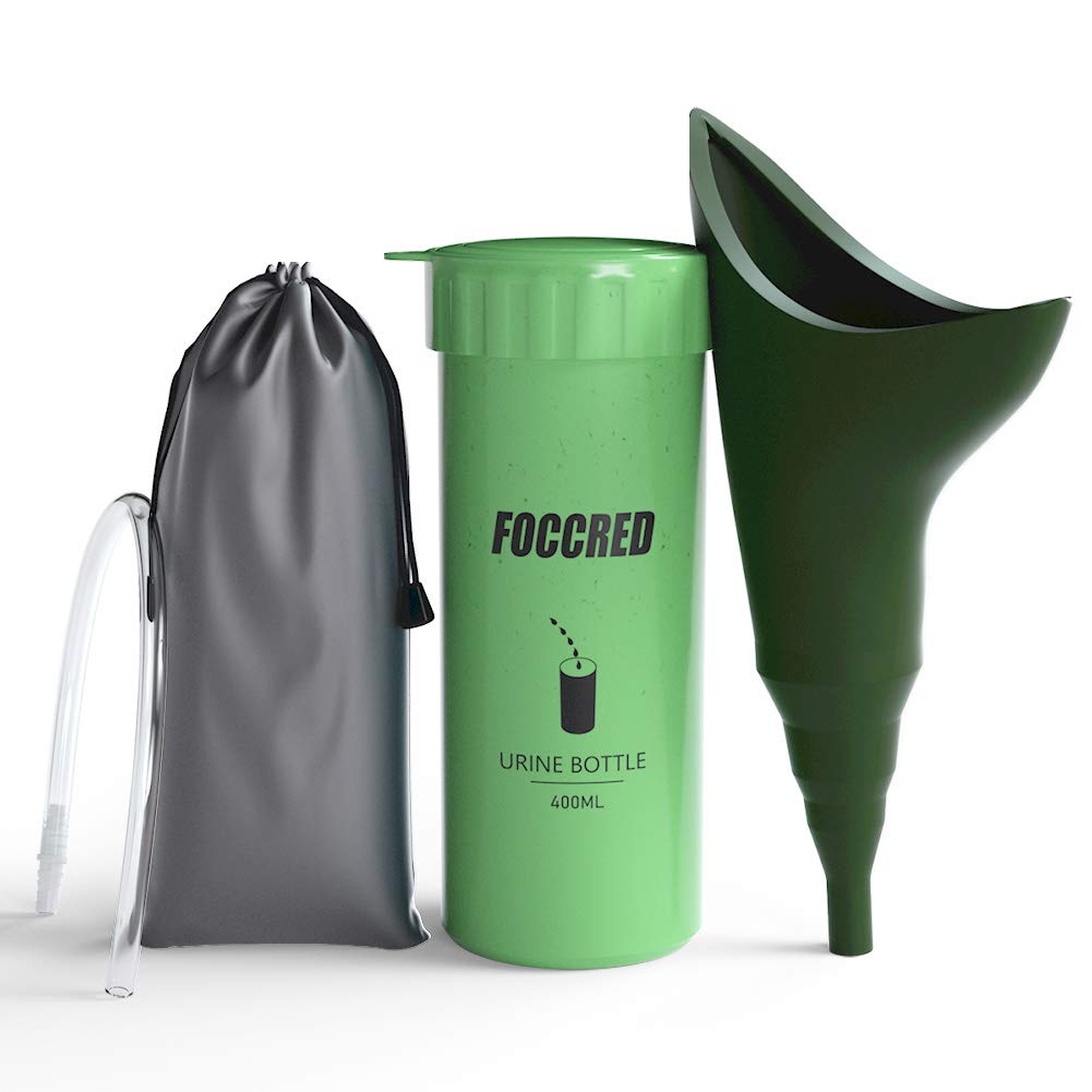 Female Urination Device - Portable Female Urinal Lets You Pee Standing Up - Reusable Womens Pee Funnel for Outdoor Activities - Carry Bag Included - There's a Urine Device