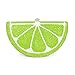 Dolli Fruit Wedge Crystal Clutch (Lime)